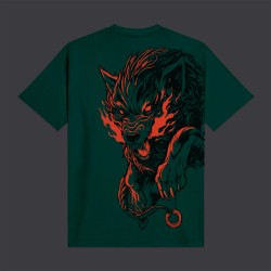 DOLLY NOIRE Cù-Sìth Tee Forest Green
