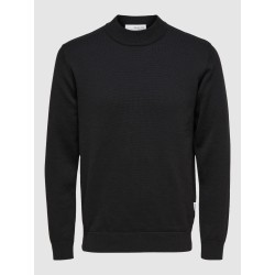 SELECTED Pullover Robert Black