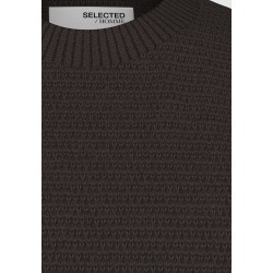 SELECTED Pullover Henny Chocolate