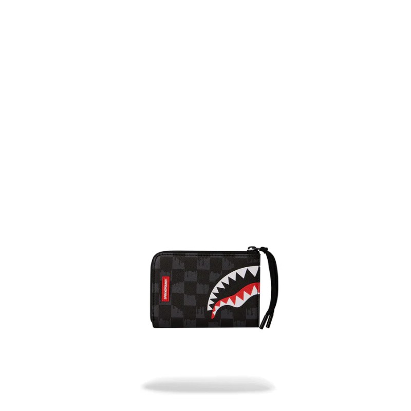 SPRAYGROUND Portafogli Drip Check Shark Wallet