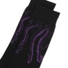 OCTOPUS Outline Socks Black-Purple