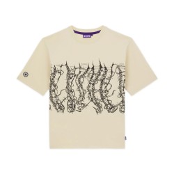 OCTOPUS by Giorgio Di Salvo – Barbed Wire Tee White