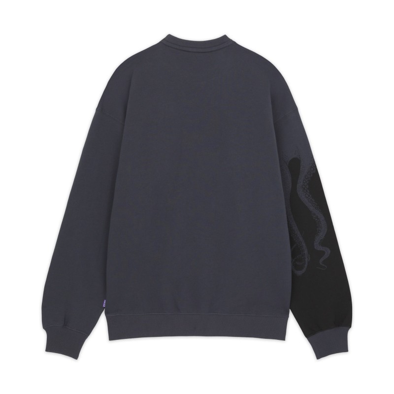 OCTOPUS Side Crewneck Asphalt