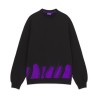 OCTOPUS Lower Crewneck Black Purple