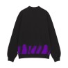 OCTOPUS Lower Crewneck Black Purple