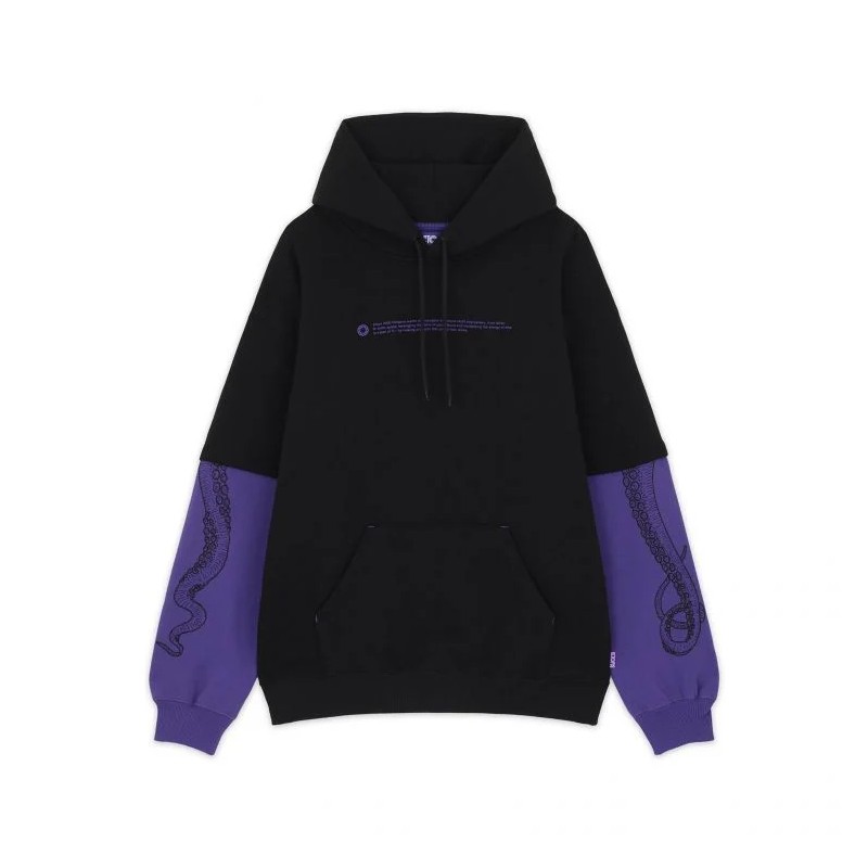 OCTOPUS Logo Overhoodie Hoodie Black