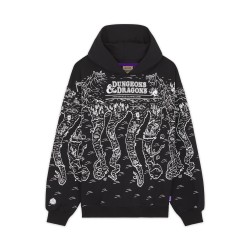 OCTOPUS Dungeons & Dragons Octopus Map Hoodie Black