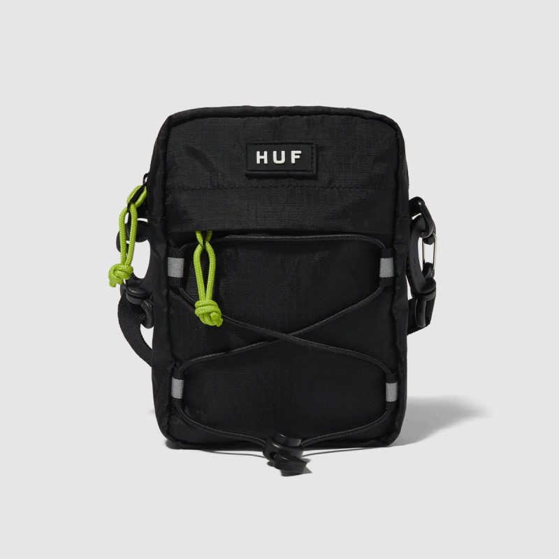 HUF Bowery Side Bag Black