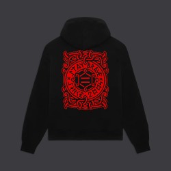 DOLLY NOIRE Celtic Knots Hoodie Black