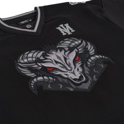 DOLLY NOIRE GOAT Hockey Crewneck Black