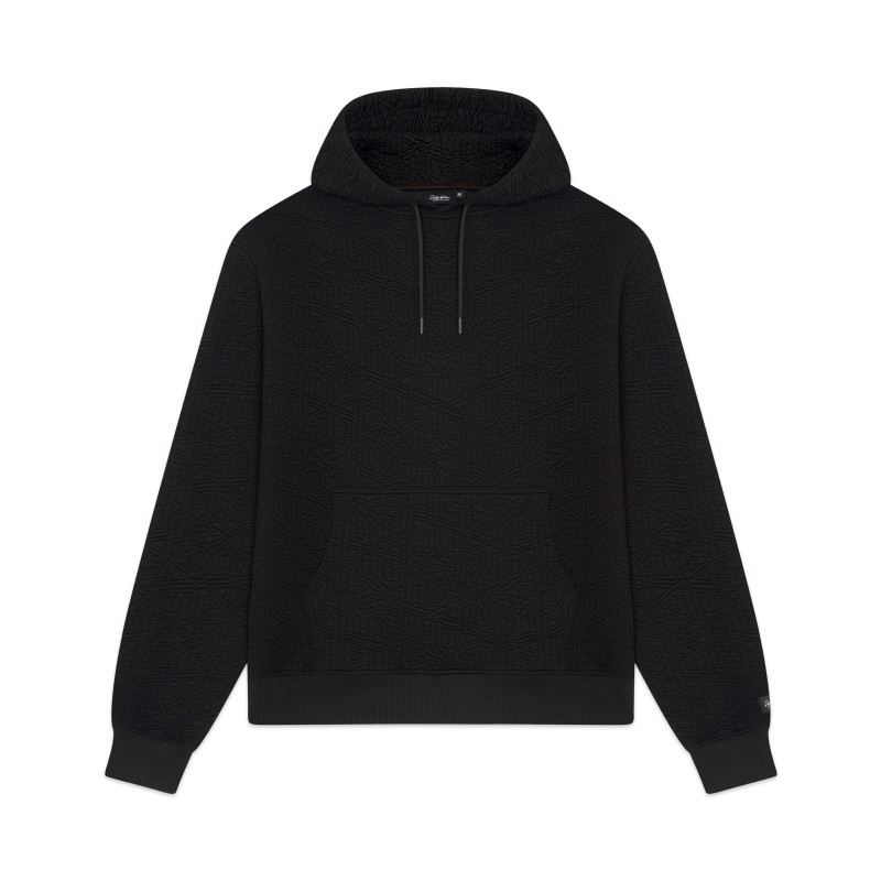 DOLLY NOIRE Monogram Interlock Hoodie Black