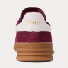 POLO RALPH LAUREN Sneaker Heritage Aera in camoscio Bordeaux