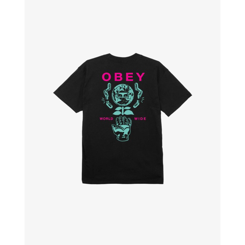 OBEY Helping Hand Tee Black