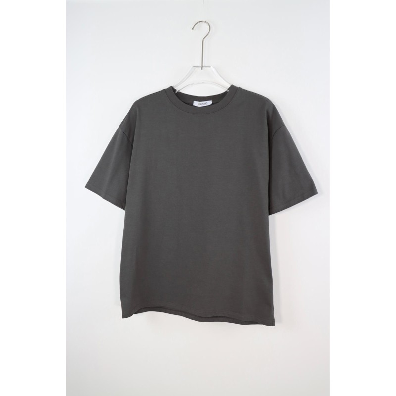 T-Shirt 270gr Loose Fit Grigio Scuro