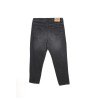 Jeans Carrot con Strappi Nero