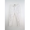 Jeans Regular Finti Strappi Bianco