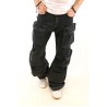 Jeans Loose Fit Cargo Nero