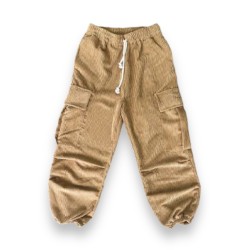 DISCLAIMER Pantalone Cargo in Velluto cod: 54607 Cammello