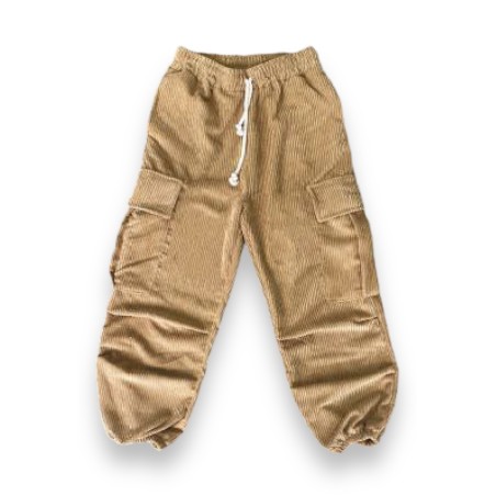 DISCLAIMER Pantalone Cargo in Velluto cod: 54607 Cammello