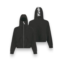 DISCLAIMER Felpa Full Zip Cod: 54624 Nero