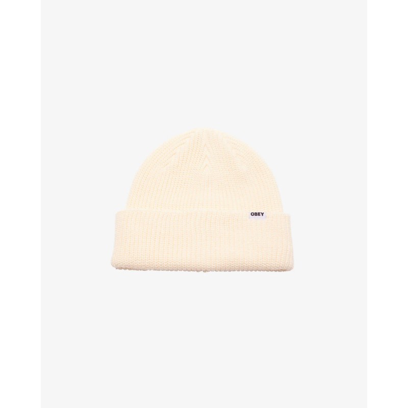 OBEY Bold Organic Beanie Unbleached