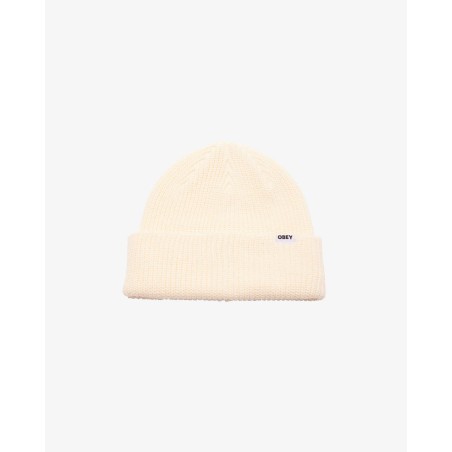 OBEY Bold Organic Beanie Unbleached