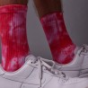 DOLLY NOIRE  Acid Wash Socks Raspberry