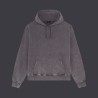 DOLLY NOIRE  Acid Wash Hoodie Grey