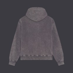 DOLLY NOIRE  Acid Wash Hoodie Grey