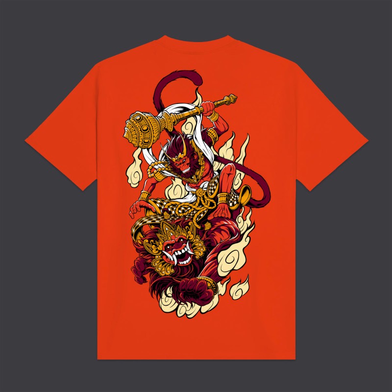 DOLLY NOIRE Hanuman Tee Bright Red