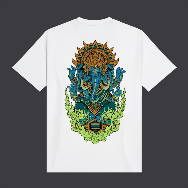 DOLLY NOIRE Ganesha Tee White