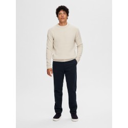 SELECTED Maglione Dane Oatmeal