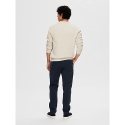 SELECTED Maglione Dane Oatmeal