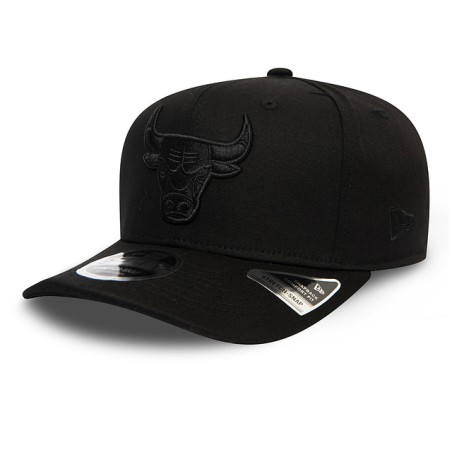 NEW ERA Chicago Bulls Tonal Black 9FIFTY Stretch Snap Cap