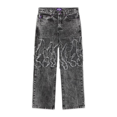 OCTOPUS Fringed Loose Denim