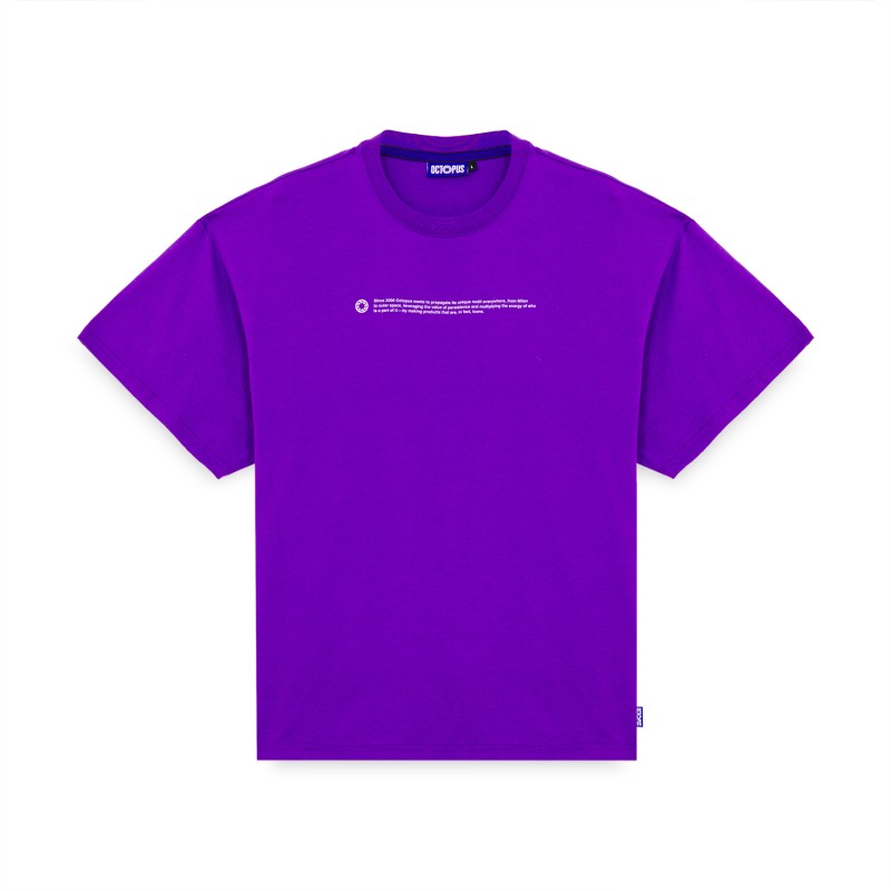 OCTOPUS Outline Logo Tee Purple