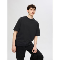 SELECTED T-Shirt Oscar Black