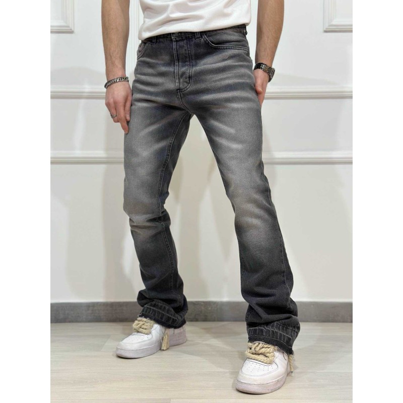 Jeans Flared Grigio