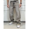 Jeans Loose Grigio Chiaro Delave