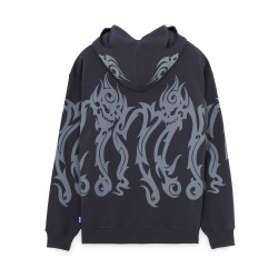 OCTOPUS Tribal Skull Full Zip Hoodie