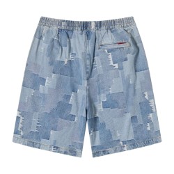 ACUPUNCTURE 1993 Patch Work Denim Short