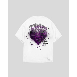 VISION OF SUPER T-Shirt con Stampa Explosion Love e Logo Ricamato